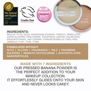 Banana powder compact